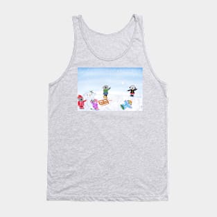 Fun in the snow koalas Tank Top